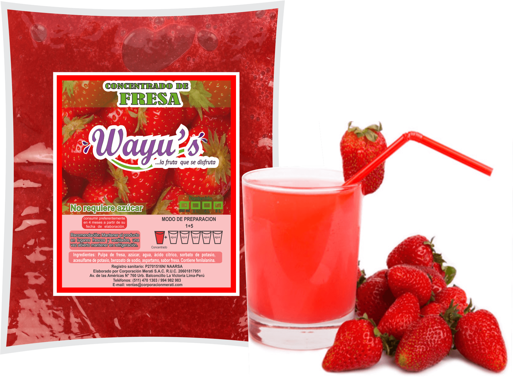 Concentrado de Fresa